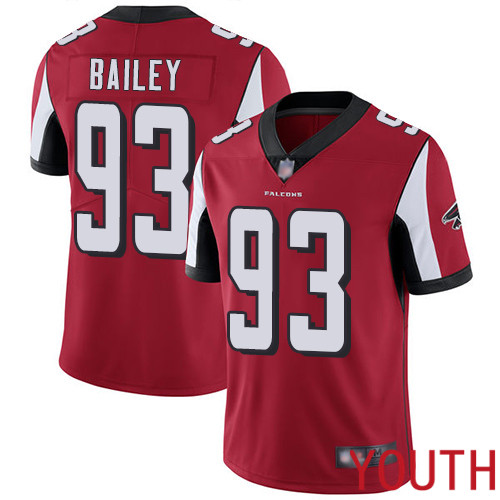 Atlanta Falcons Limited Red Youth Allen Bailey Home Jersey NFL Football 93 Vapor Untouchable